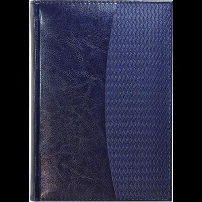 Ежедневник датированный А5 Rich темно-синий комбинированный