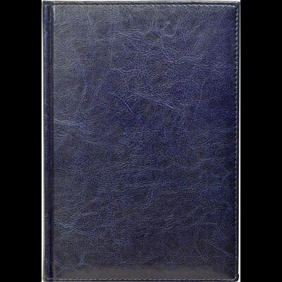 Ежедневник недатированный А5 Rich темно-синий с серебряным обрезом