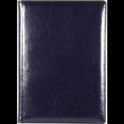 Ежедневник датированный на 2023 год А5 Malaga темно-синий с серебряным обрезом